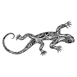 Lagartos - Desenhos para colorir gratuitos