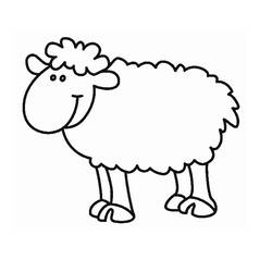 Ovelha - Desenhos para colorir gratuitos