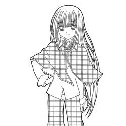 Desenho Garota Manga #190669 para imprimir e colorir