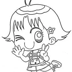 Kocchi Muite Miiko - Desenhos para colorir gratuitos