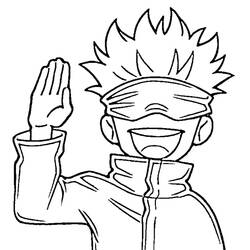 Satoru Gojo - Desenhos para colorir gratuitos Satoru Gojo - Desenhos para colorir gratuitos