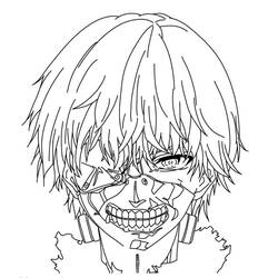 Tokyo Ghoul - Desenhos para colorir gratuitos