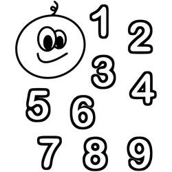 Número - Desenhos para colorir gratuitos