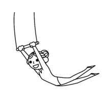 Acrobata - Desenhos para colorir gratuitos