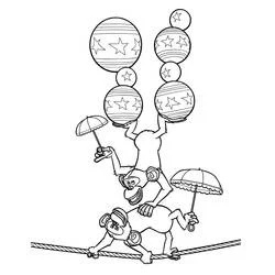 Desenho Equilibrista (Carreiras e Profissões) #192337 para imprimir e colorir