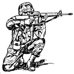 Militares - Desenhos para colorir gratuitos