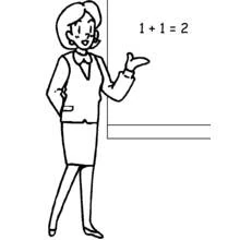 Professor - Desenhos para colorir gratuitos