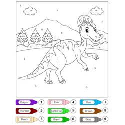 Dinossauro Mágico - Desenhos para colorir gratuitos