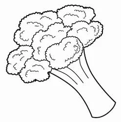 Brócolis - Desenhos para colorir gratuitos Brócolis - Desenhos para colorir gratuitos