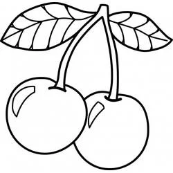 Cereja - Desenhos para colorir gratuitos Cereja - Desenhos para colorir gratuitos