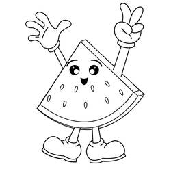 Melancia - Desenhos para colorir gratuitos Melancia - Desenhos para colorir gratuitos