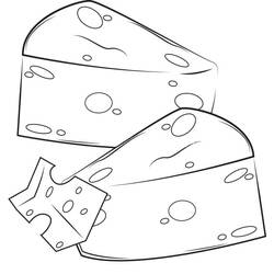 Queijo - Desenhos para colorir gratuitos Queijo - Desenhos para colorir gratuitos
