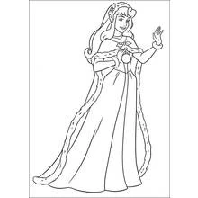 A Bela Adormecida - Desenhos para colorir gratuitos