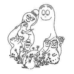 Página para colorir de Barbapapa (Desenhos Animados e Séries Animadas) #36427, pronta para imprimir