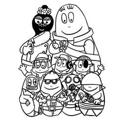 Desenho imprimível de Barbapapa (Desenhos Animados e Séries Animadas) #36452 para pintar e colorir
