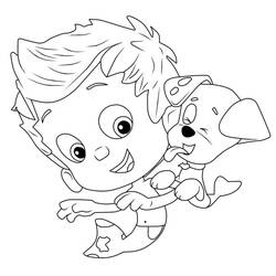 Bubble Guppies - Desenhos para colorir gratuitos