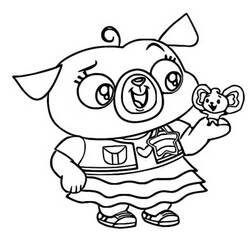 Desenho para colorir Chip e Potato (Desenhos Animados e Séries Animadas) #199125, atividade criativa divertida