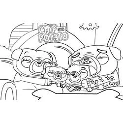 Desenho grátis de Chip e Potato (Desenhos Animados e Séries Animadas) #199126 para crianças e adultos