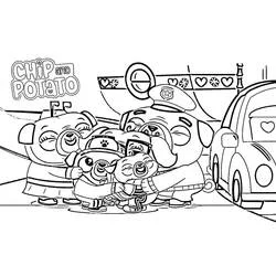 Desenho Chip e Potato (Desenhos Animados e Séries Animadas) #199133 para imprimir e colorir