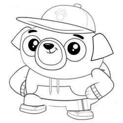Chip e Potato - Desenhos para colorir gratuitos
