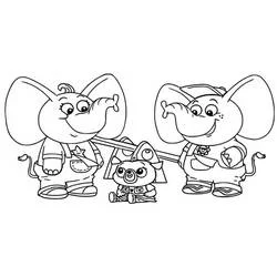 Página para colorir de Chip e Potato (Desenhos Animados e Séries Animadas) #199139, pronta para imprimir