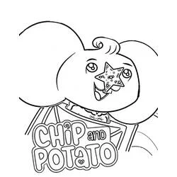Desenho de Chip e Potato (Desenhos Animados e Séries Animadas) #199142 para colorir, imprimível grátis