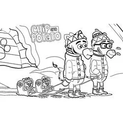 Desenho Chip e Potato (Desenhos Animados e Séries Animadas) #199151 para imprimir e colorir