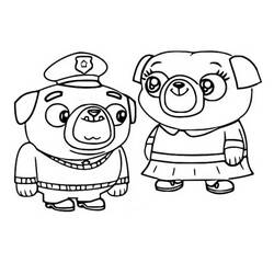 Desenho imprimível de Chip e Potato (Desenhos Animados e Séries Animadas) #199158 para pintar e colorir