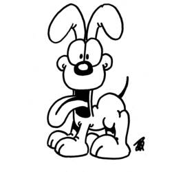 Garfield - Desenhos para colorir gratuitos