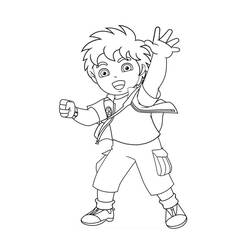 Go Diego! - Desenhos para colorir gratuitos