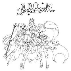 Desenho LoliRock (Desenhos Animados e Séries Animadas) #177387 para imprimir e colorir Desenho LoliRock (Desenhos Animados e Séries Animadas) #177387 para imprimir e colorir