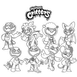Nightmare Critters - Desenhos para colorir gratuitos Nightmare Critters - Desenhos para colorir gratuitos