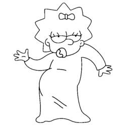 Os Simpsons - Desenhos para colorir gratuitos