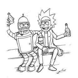 Desenho grátis de Rick e Morty (Desenhos Animados e Séries Animadas) #208199 para crianças e adultos