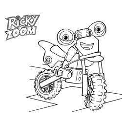 Ricky Zoom - Desenhos para colorir gratuitos