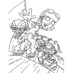 Rocket Power - Desenhos para colorir gratuitos