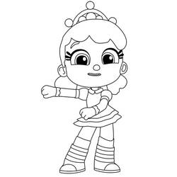 Talia e the Rainbow Kingdom - Desenhos para colorir gratuitos