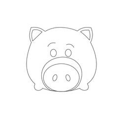 Tsum Tsum - Desenhos para colorir gratuitos