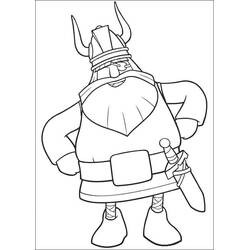 Vic Le Viking - Desenhos para colorir gratuitos