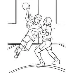 Andebol - Desenhos para colorir gratuitos Andebol - Desenhos para colorir gratuitos