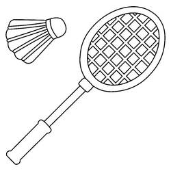 Badminton - Desenhos para colorir gratuitos Badminton - Desenhos para colorir gratuitos
