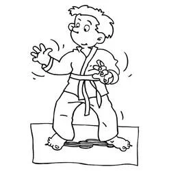 Caratê - Desenhos para colorir gratuitos Caratê - Desenhos para colorir gratuitos