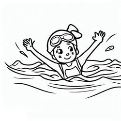 Natação - Desenhos para colorir gratuitos Natação - Desenhos para colorir gratuitos
