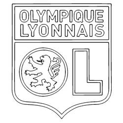 Olympique Lyonnais - Desenhos para colorir gratuitos Olympique Lyonnais - Desenhos para colorir gratuitos