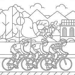 Tour de França - Desenhos para colorir gratuitos Tour de França - Desenhos para colorir gratuitos