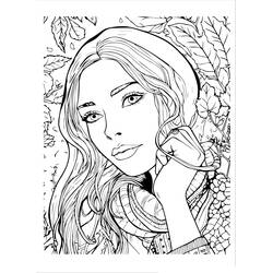 Adolescente - Desenhos para colorir gratuitos