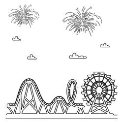 Feira - Desenhos para colorir gratuitos