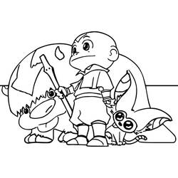 Avatar: A Lenda de Aang - Desenhos para colorir gratuitos