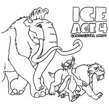 Ice Age - Desenhos para colorir gratuitos