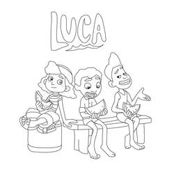 Luca - Desenhos para colorir gratuitos